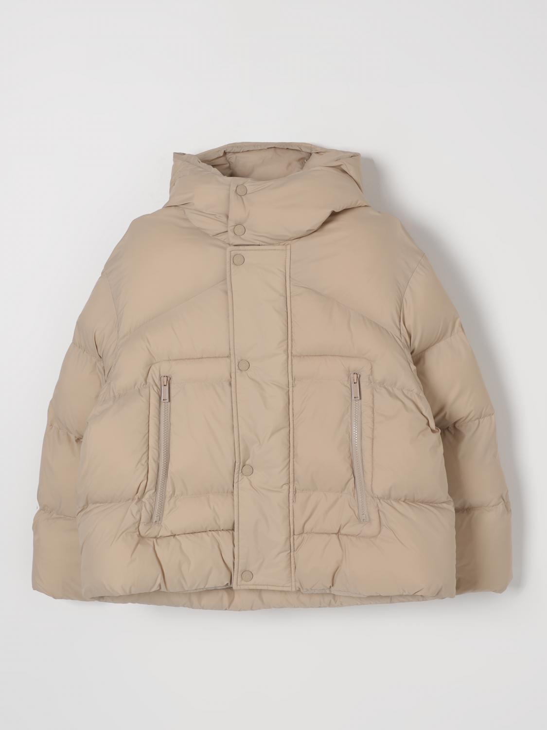 Shop Dsquared2 Jacket  Kids Color Beige