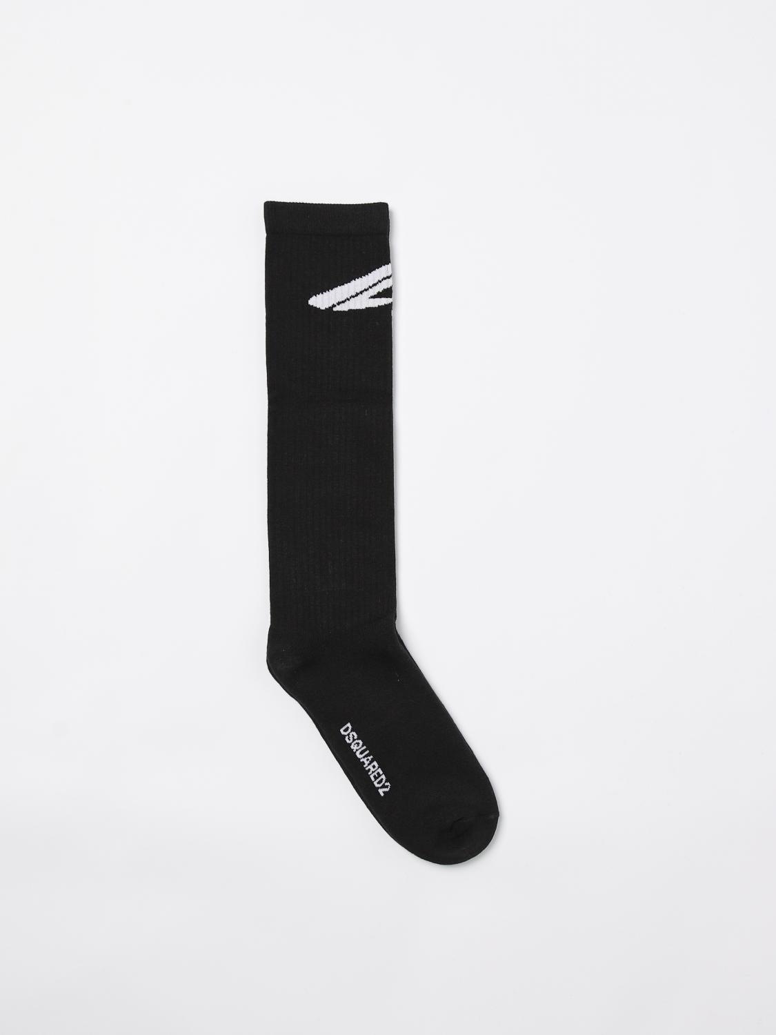 Shop Dsquared2 Socks  Kids Color Black In Schwarz