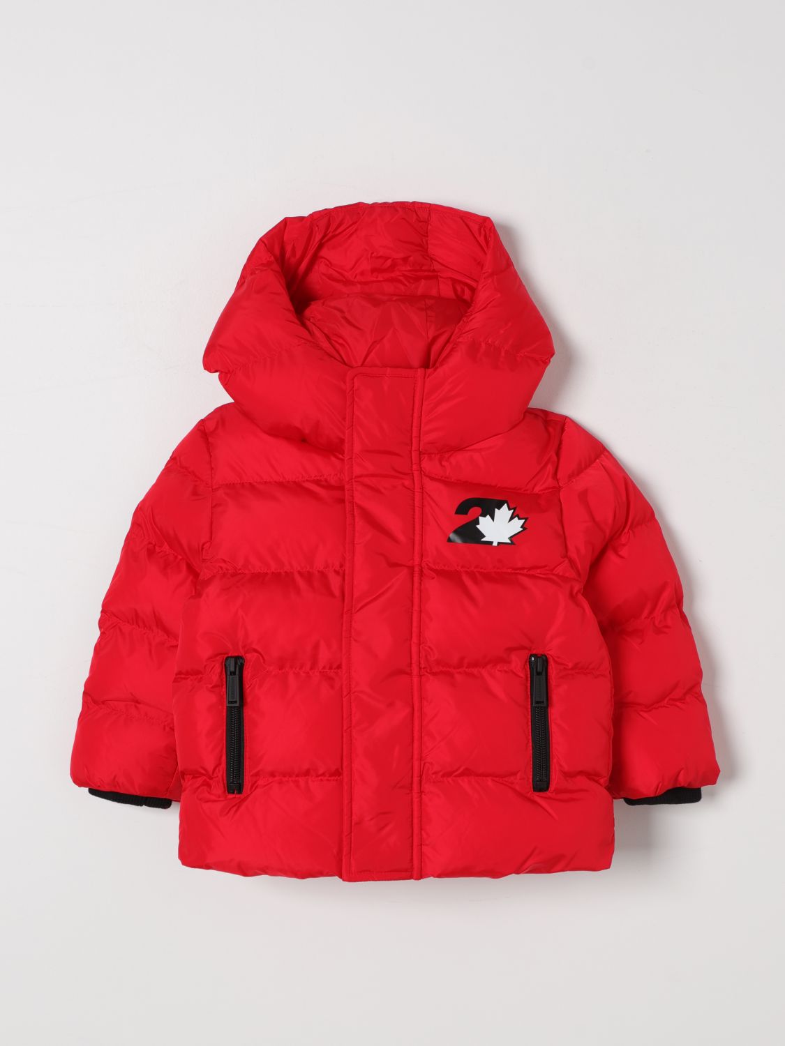 Shop Dsquared2 Jacket  Kids Color Red In Rot