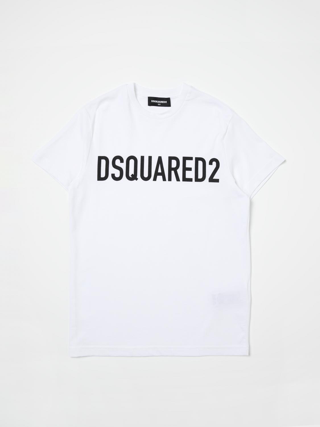 Shop Dsquared2 T-shirt  Kids Color White In Weiss