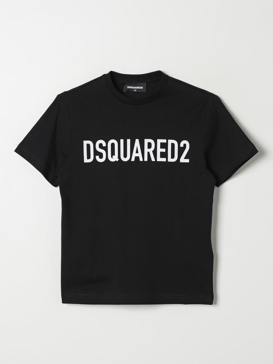 DSQUARED2 T-SHIRT DSQUARED2 KIDS COLOR BLACK 416249002