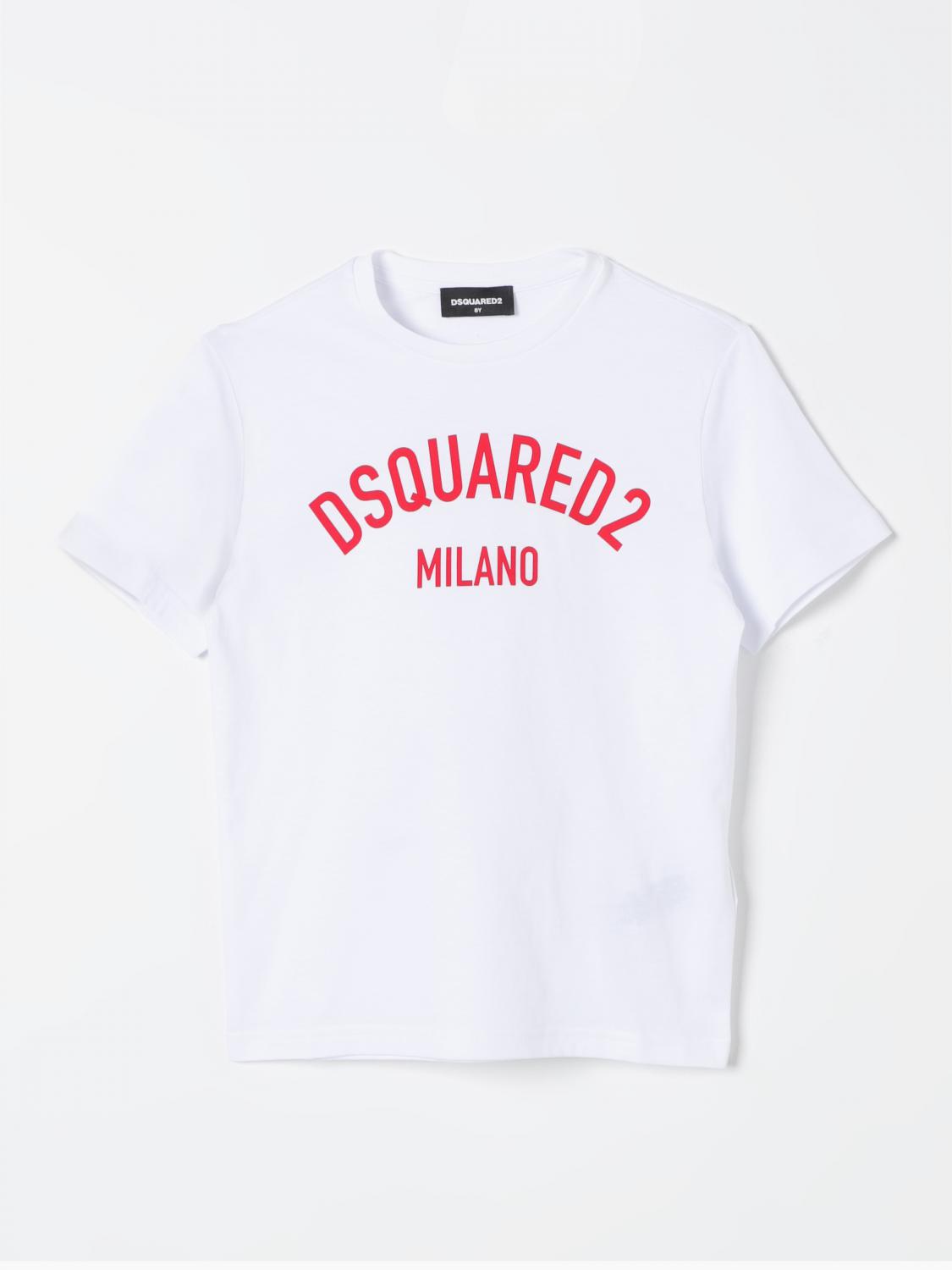 Shop Dsquared2 T-shirt  Kids Color White In Weiss