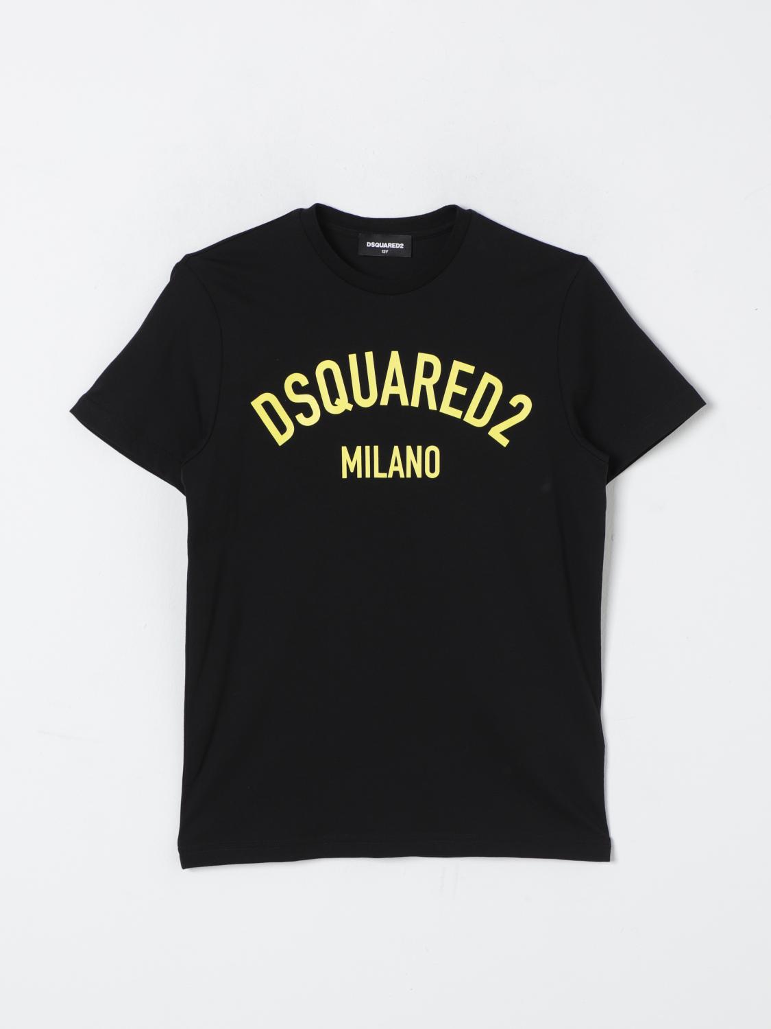 DSQUARED2 T-SHIRT DSQUARED2 KIDS COLOR BLACK 416250002