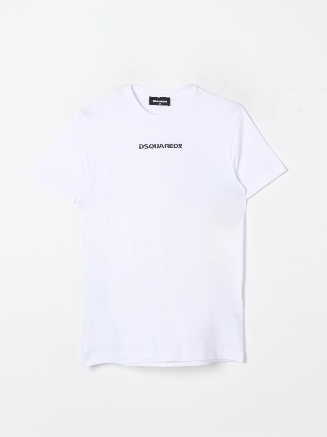 Shop Dsquared2 T-shirt  Kids Color White In Weiss