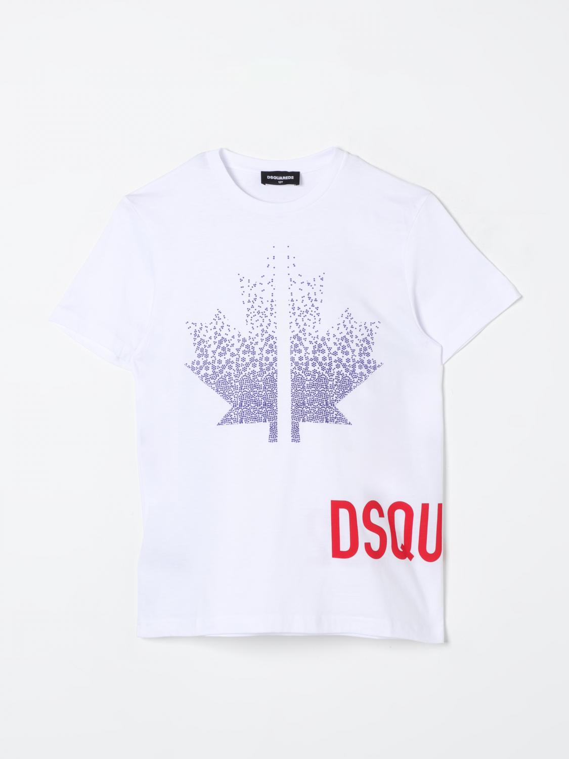 Shop Dsquared2 T-shirt  Kids Color White In Weiss