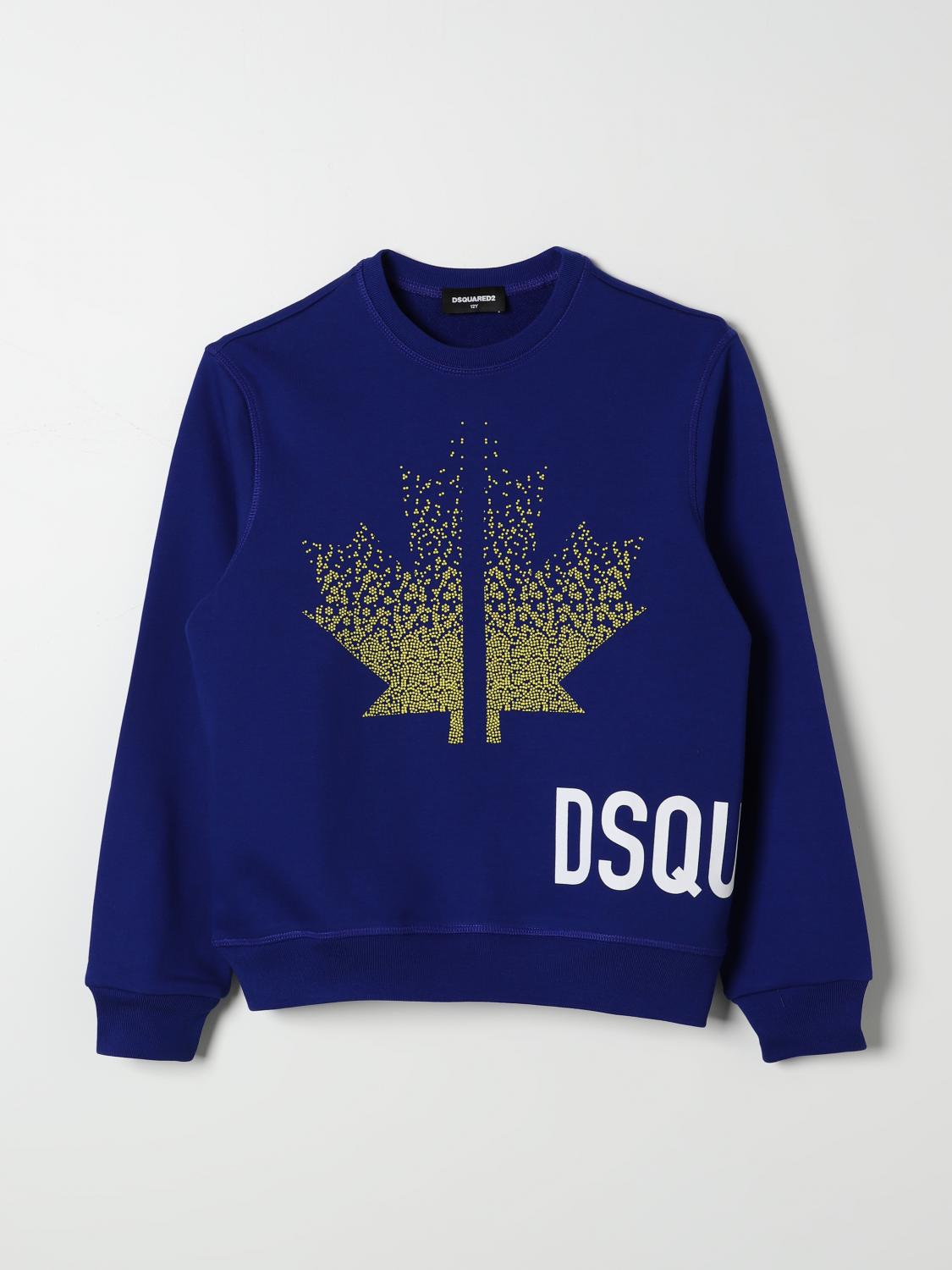 Shop Dsquared2 Sweater  Kids Color Royal Blue