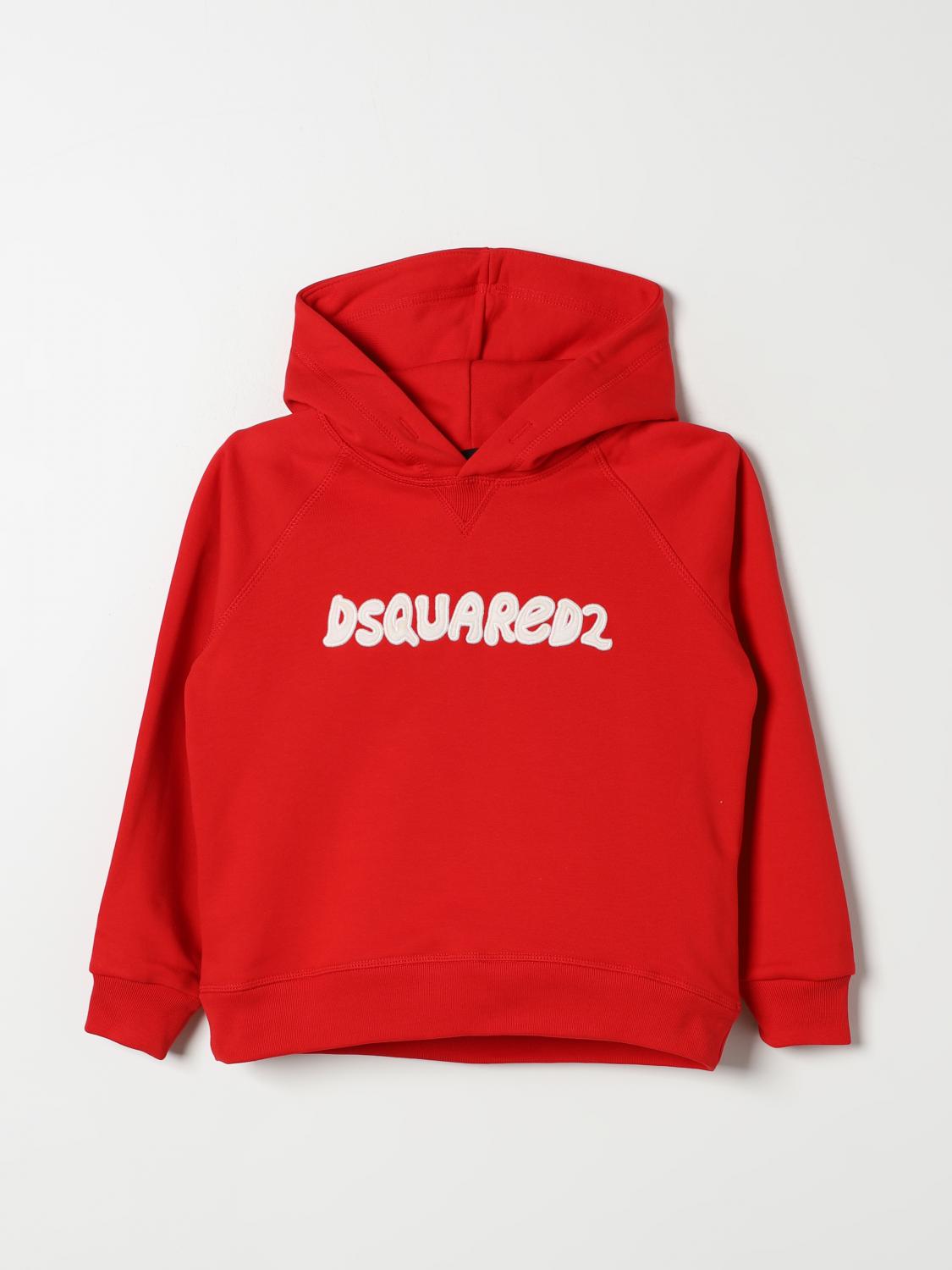 Shop Dsquared2 Sweater  Kids Color Red In Rot