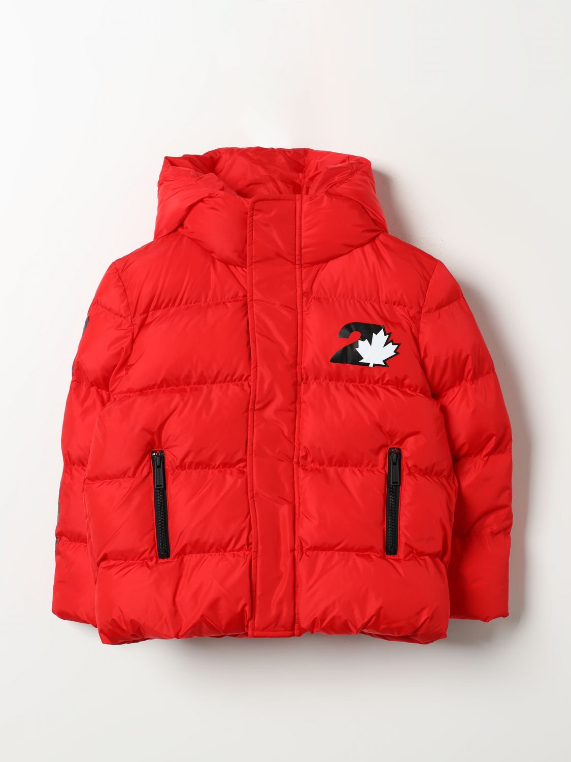 Shop Dsquared2 Jacket  Kids Color Red In Rot