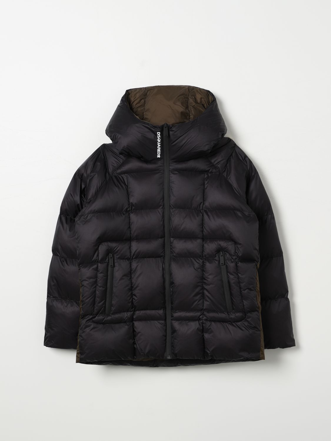 Dsquared2 Jacket  Kids Color Black In Schwarz