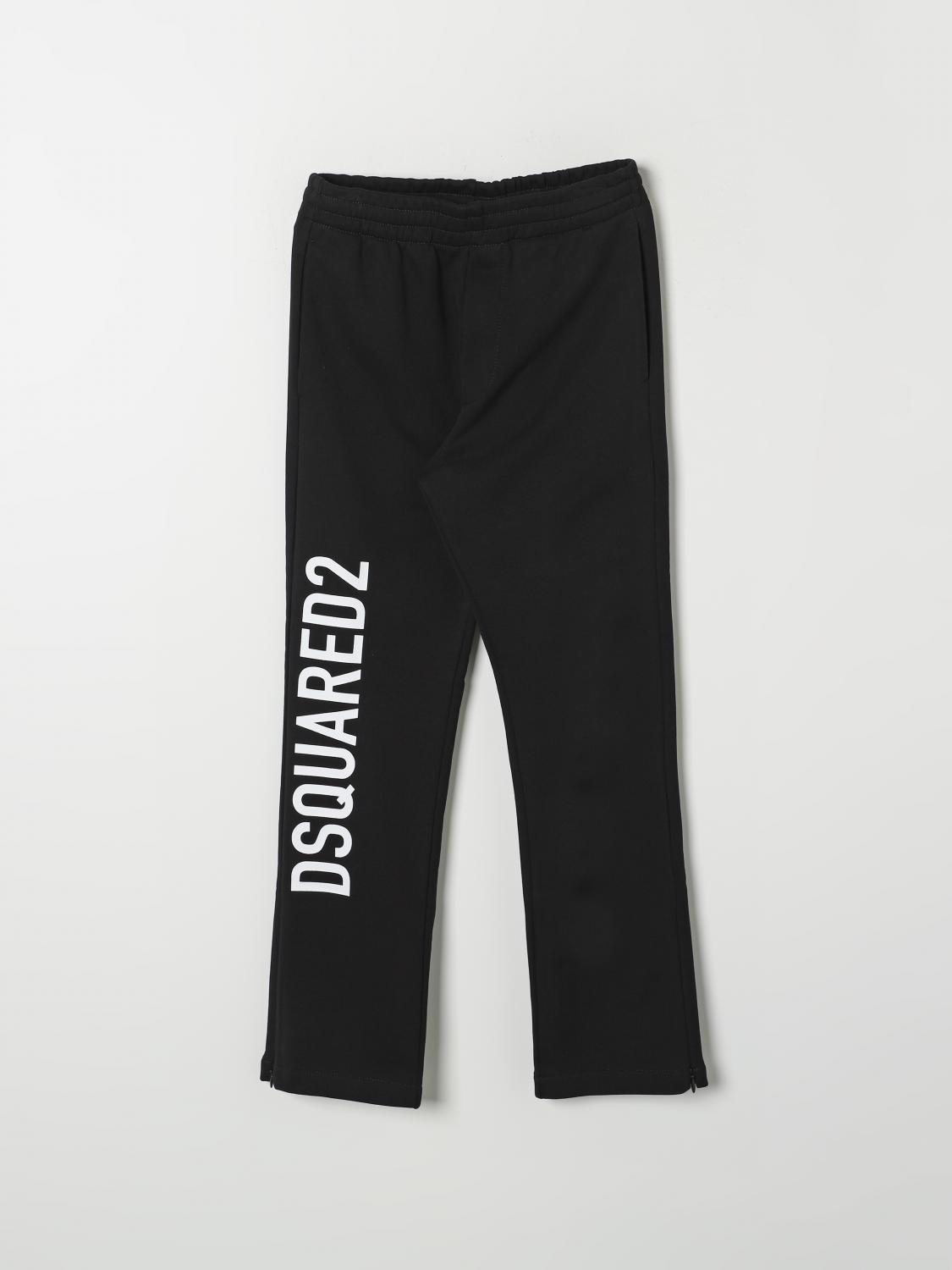 DSQUARED2 PANTS DSQUARED2 KIDS COLOR BLACK 416268002