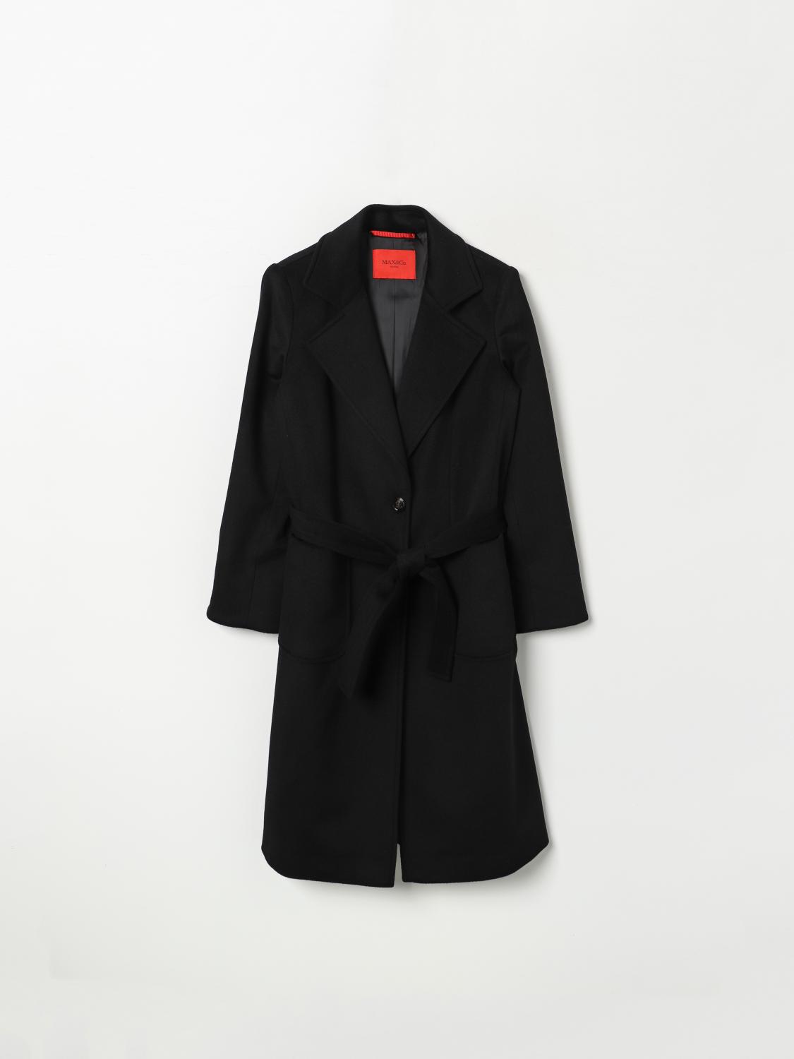 Max & Co. Kid Coat  Kids Color Black In 黑色