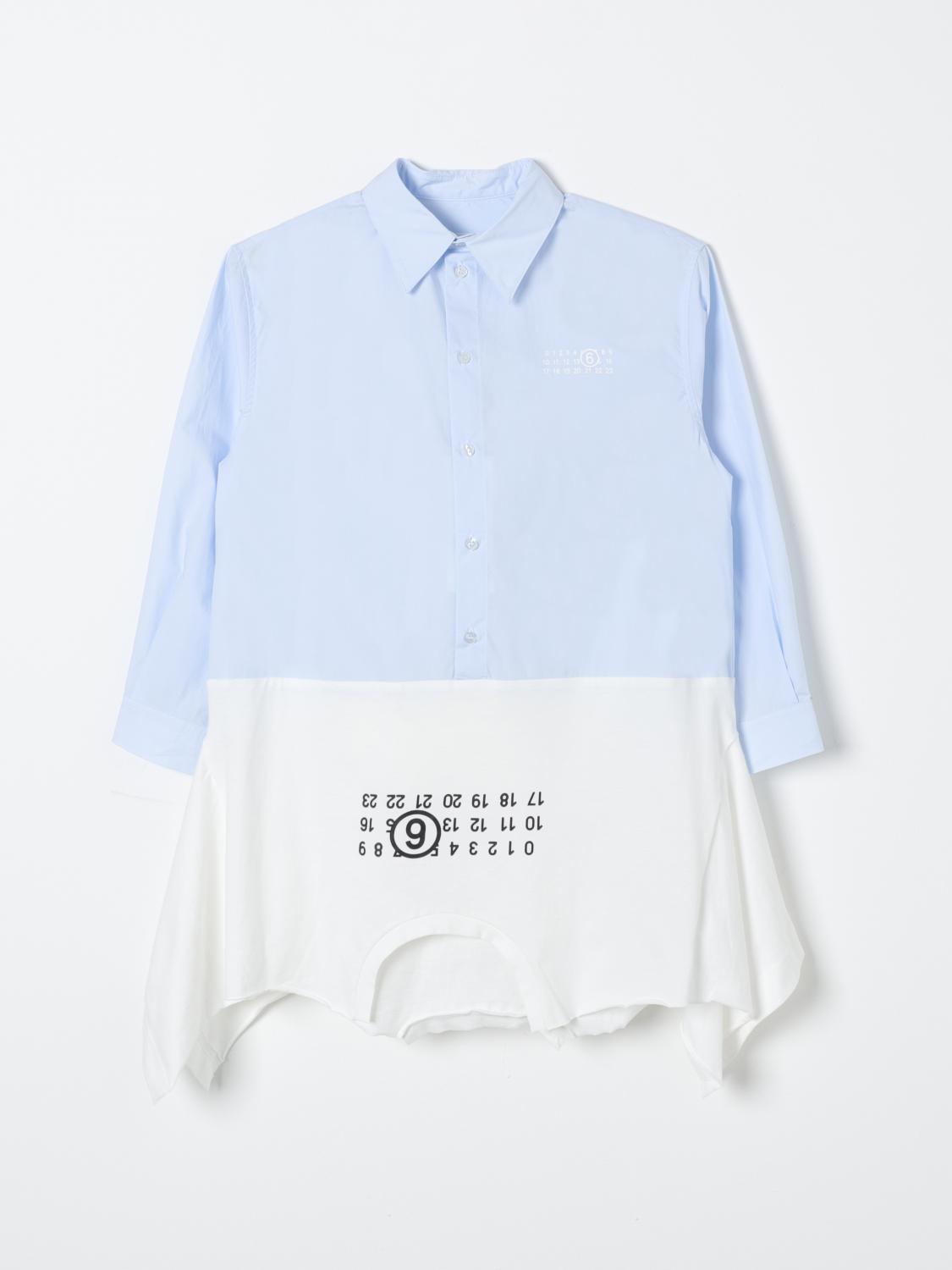 MM6 MAISON MARGIELA Dress Kids color Gnawed Blue　MM6 MAISON MARGIELA ドレス キッズカラー Gnawed Blue MM6