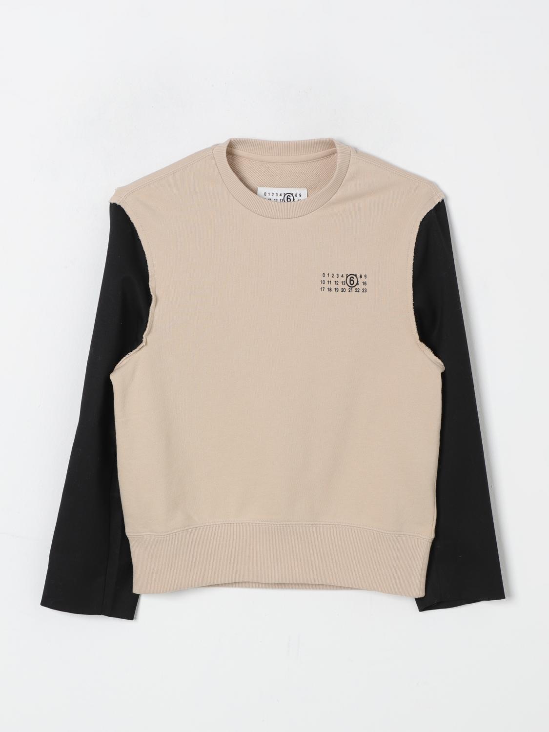Mm6 Maison Margiela Sweater  Kids Color Cream In Cream
