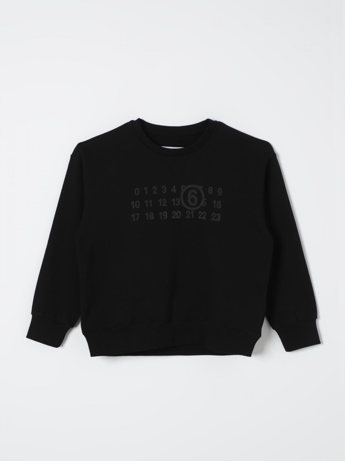 Shop Mm6 Maison Margiela Sweater  Kids Color Black