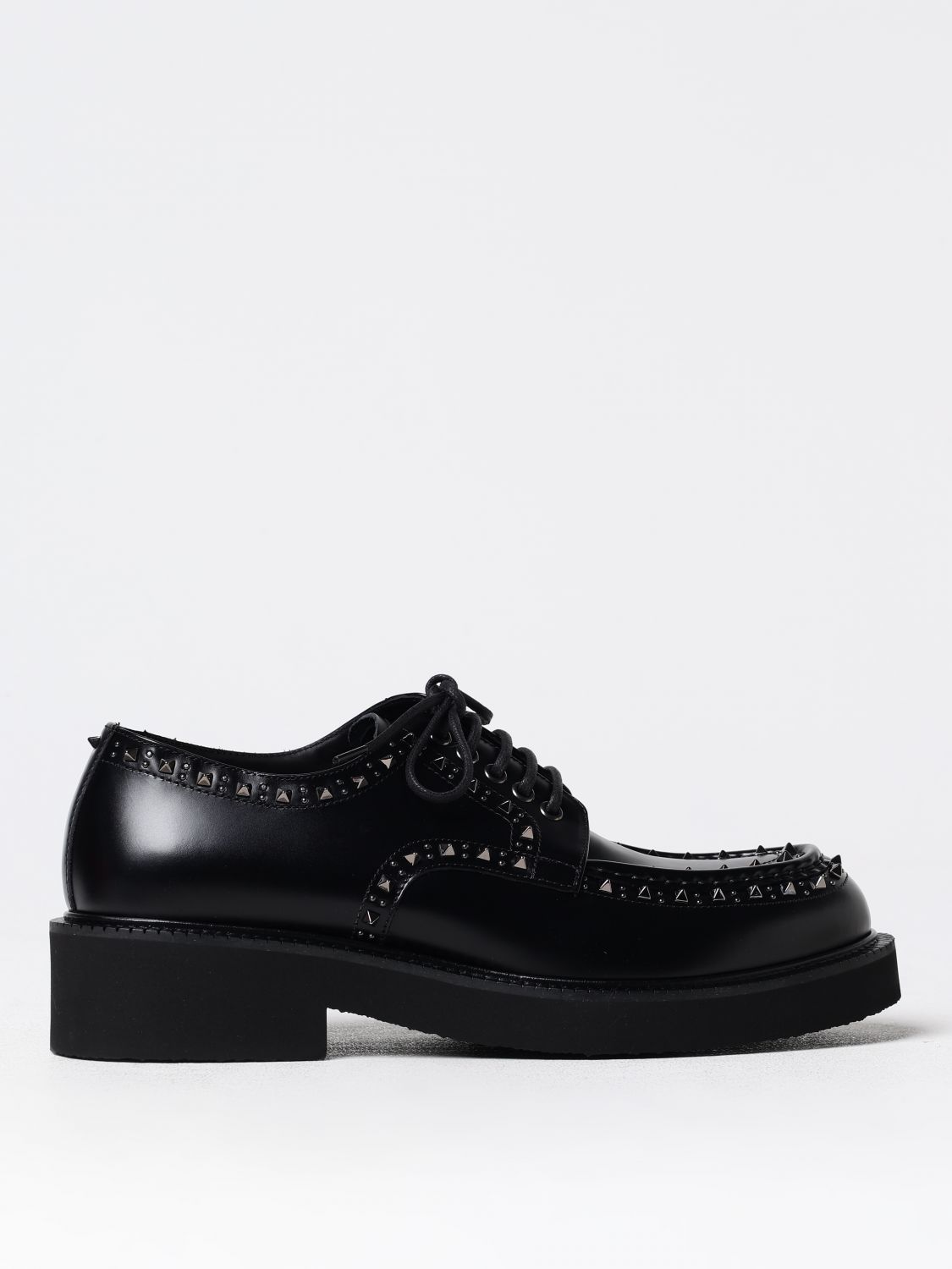 Shop Valentino Brogue Shoes  Garavani Men Color Black In Schwarz