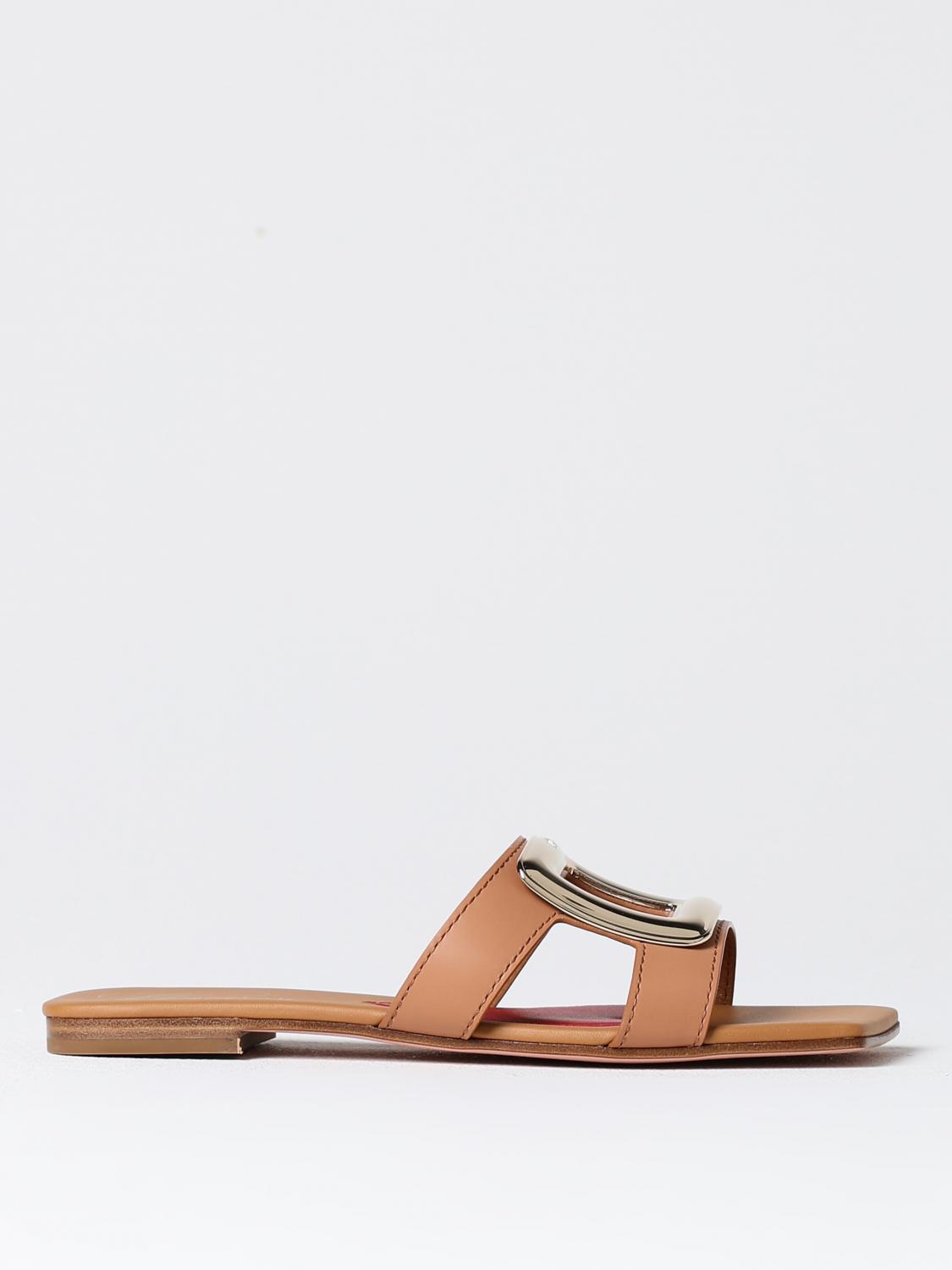 Roger Vivier Woman Sandals Tan Size 6 Leather In Leather