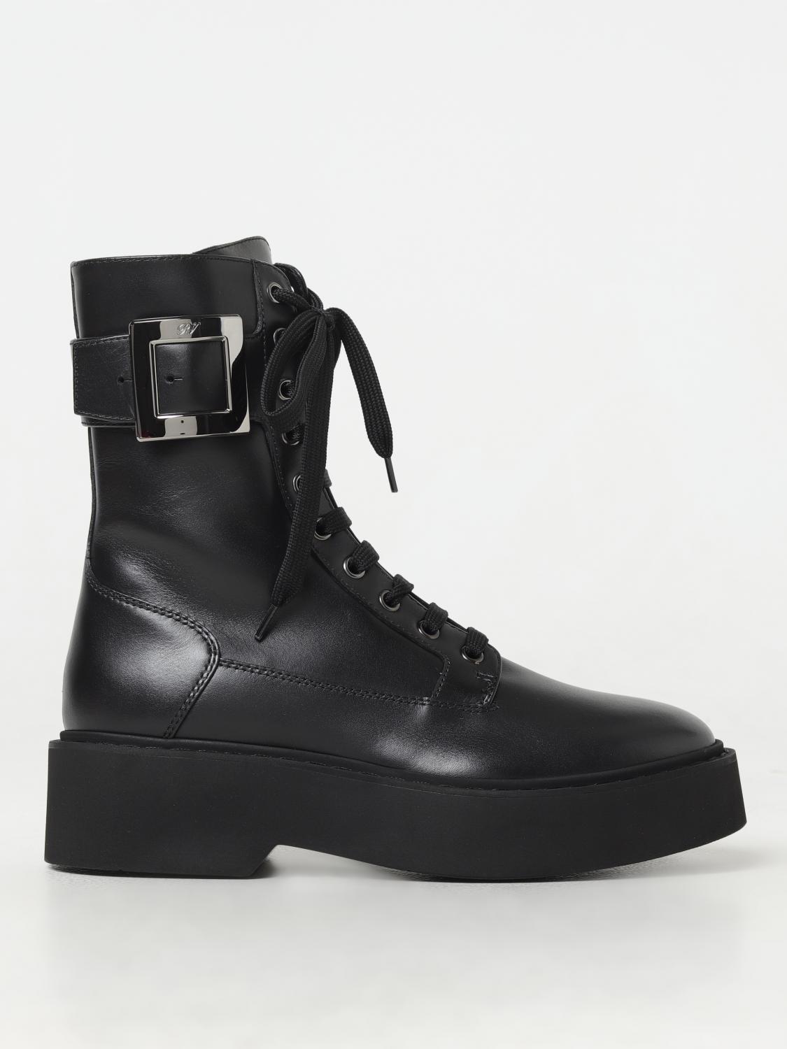 Flat Ankle Boots ROGER VIVIER Woman color Black