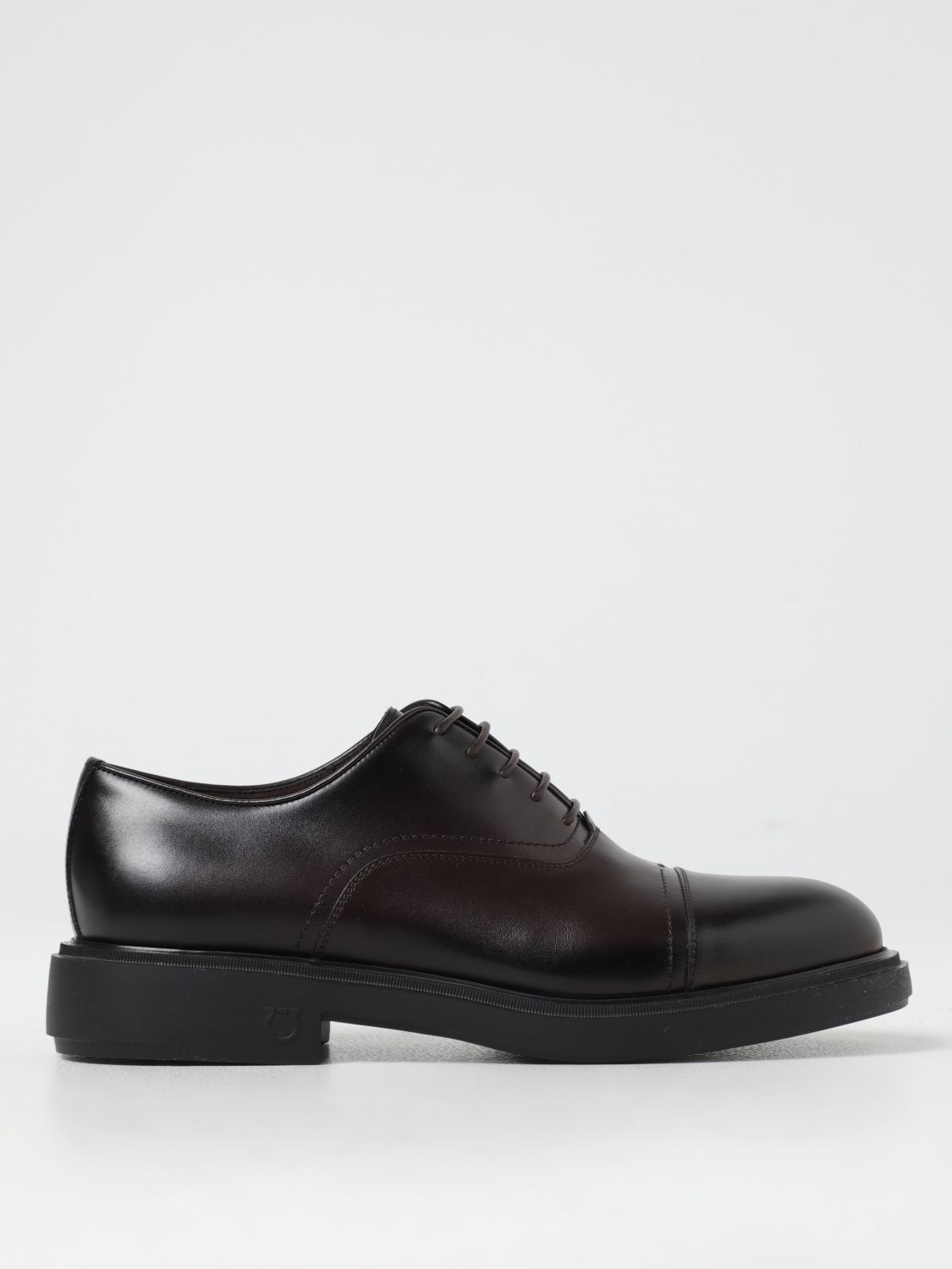 Shop Ferragamo Brogue Shoes  Men Color Dark