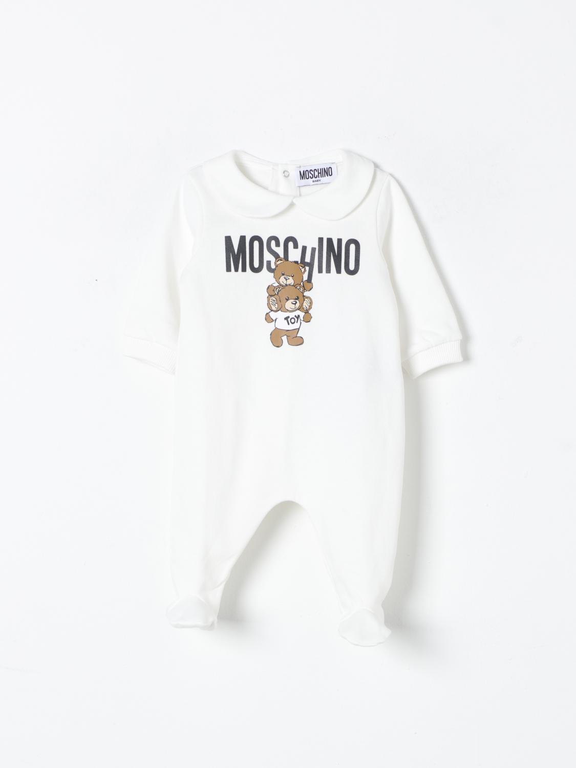 Shop Moschino Tracksuits  Kids Color Yellow Cream