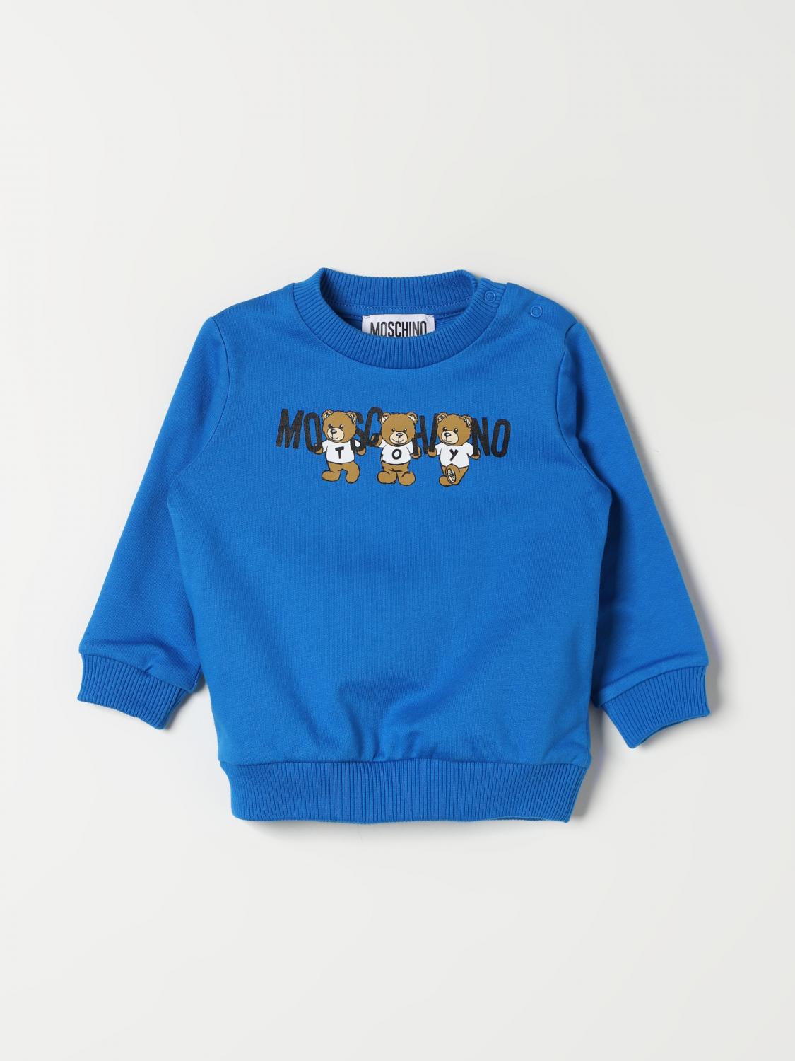 Shop Moschino Sweater  Kids Color Blue