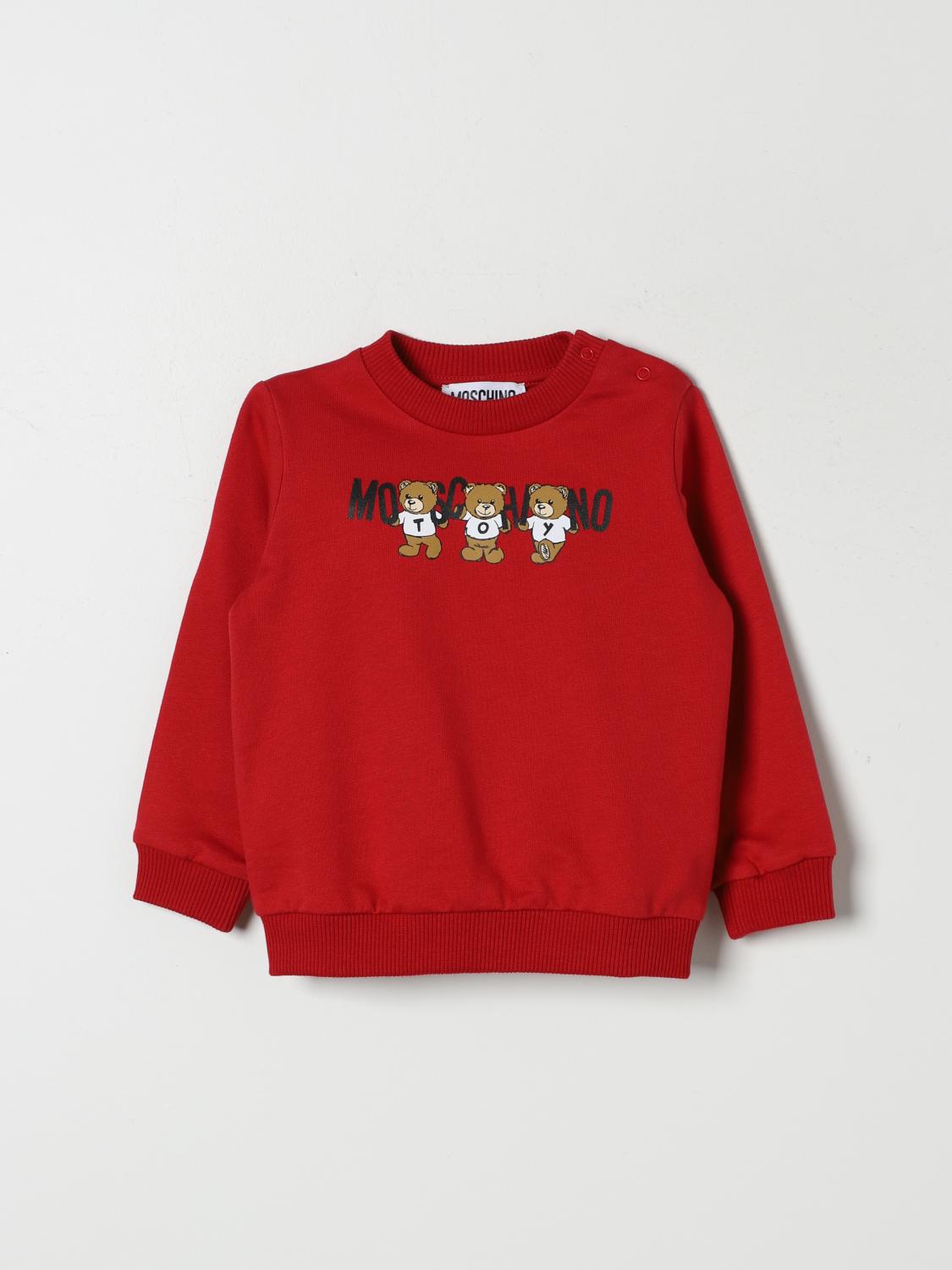 Shop Moschino Sweater  Kids Color Red In Rot