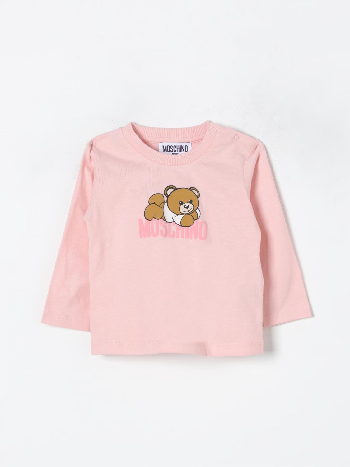 MOSCHINO T-SHIRT MOSCHINO KIDS COLOR PINK 416598010