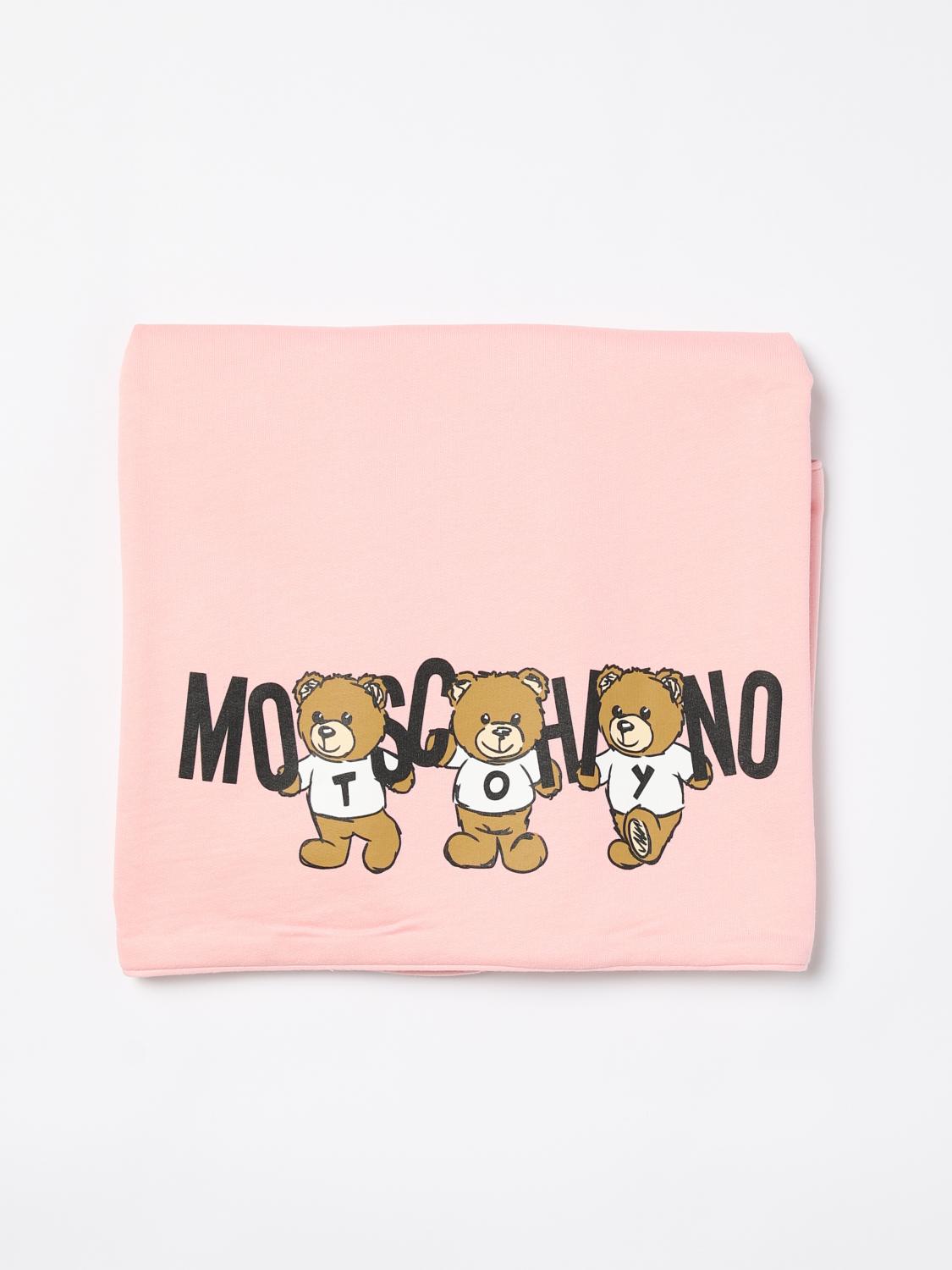 Shop Moschino Blanket  Kids Color Pink