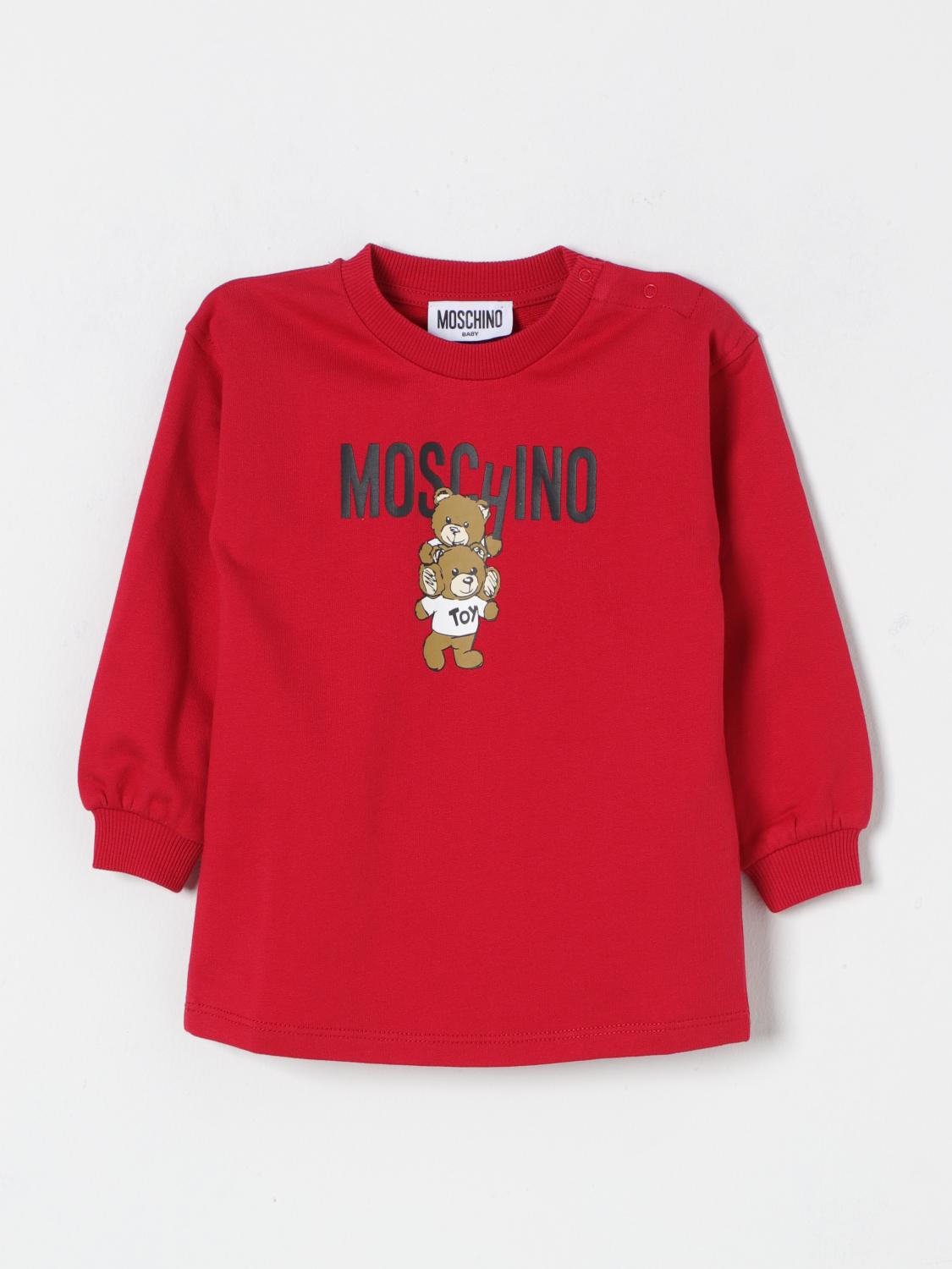 MOSCHINO T-SHIRT MOSCHINO KIDS COLOR GREY 416609020