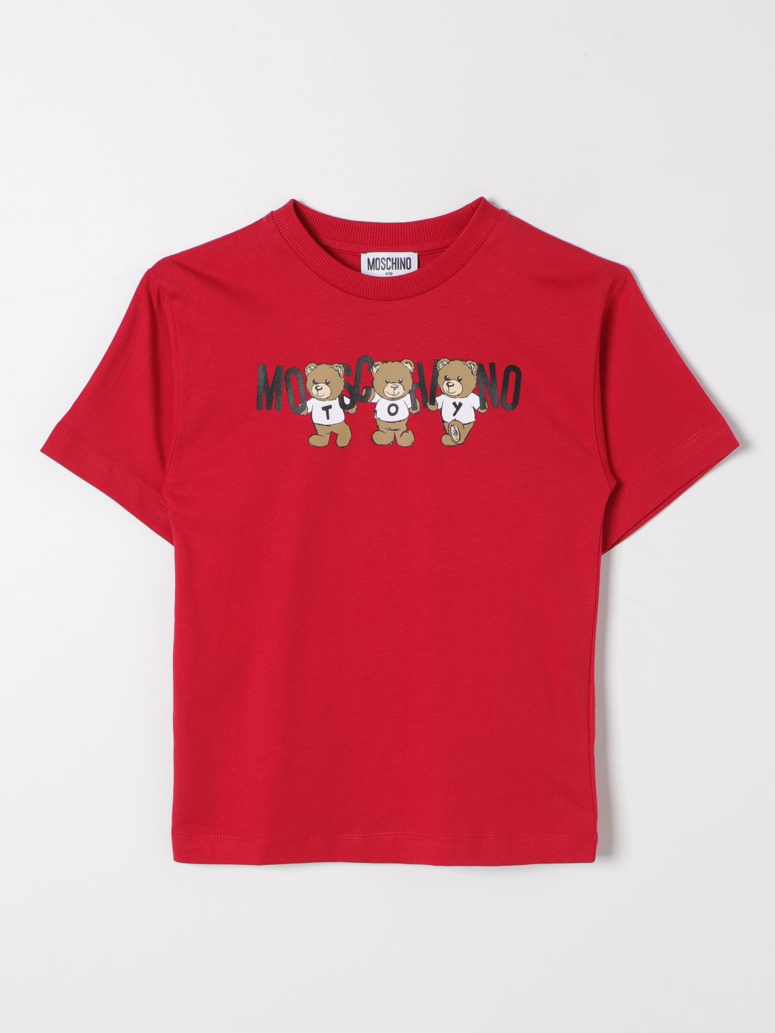 Shop Moschino T-shirt  Kids Color Red In Rot