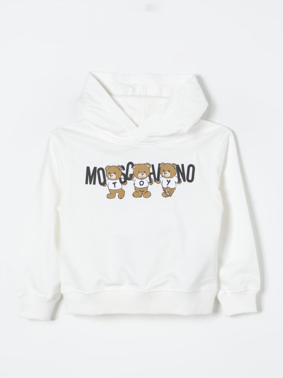 MOSCHINO SWEATER MOSCHINO KIDS COLOR WHITE 416613001