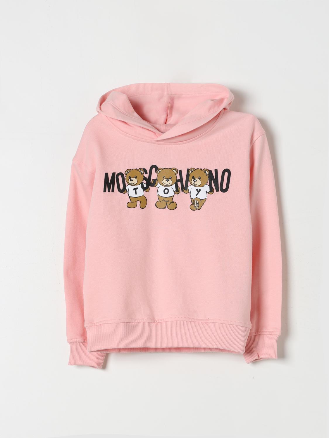 MOSCHINO SWEATER MOSCHINO KIDS COLOR PINK 416613010