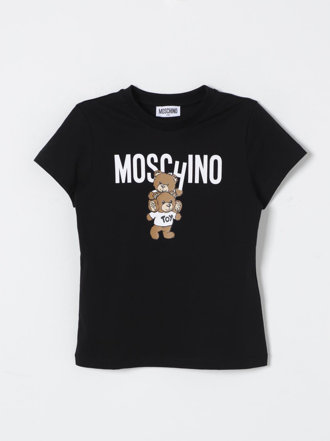 Shop Moschino T-shirt  Kids Color Black In Schwarz