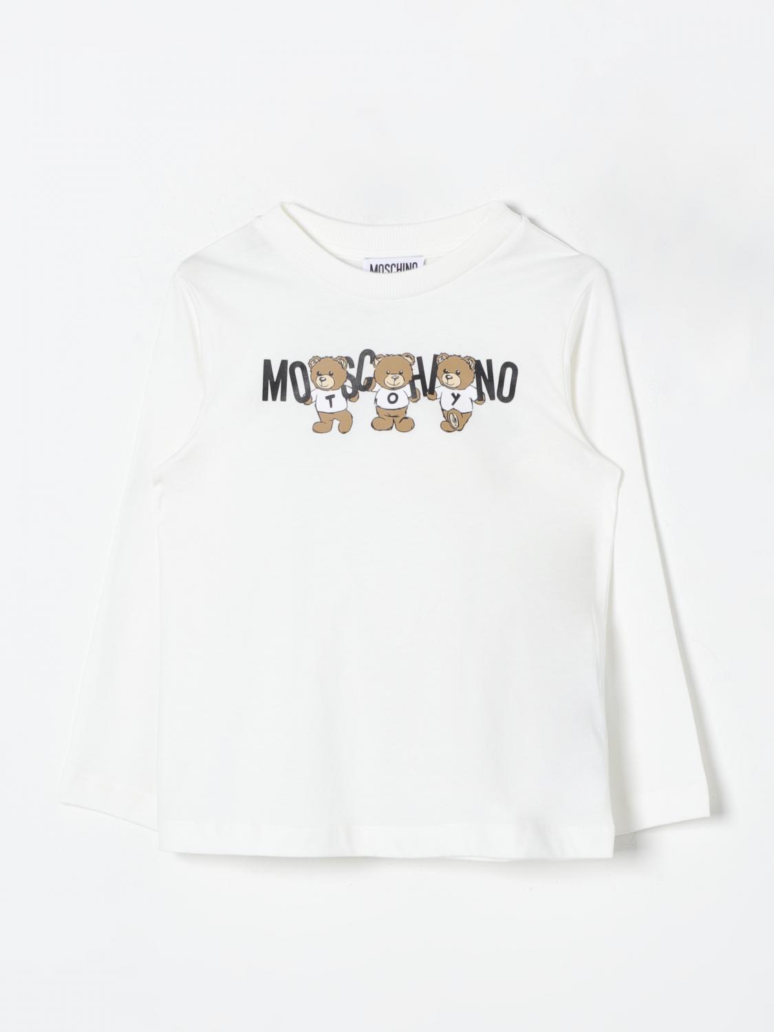 MOSCHINO T-SHIRT MOSCHINO KIDS COLOR WHITE 416616001