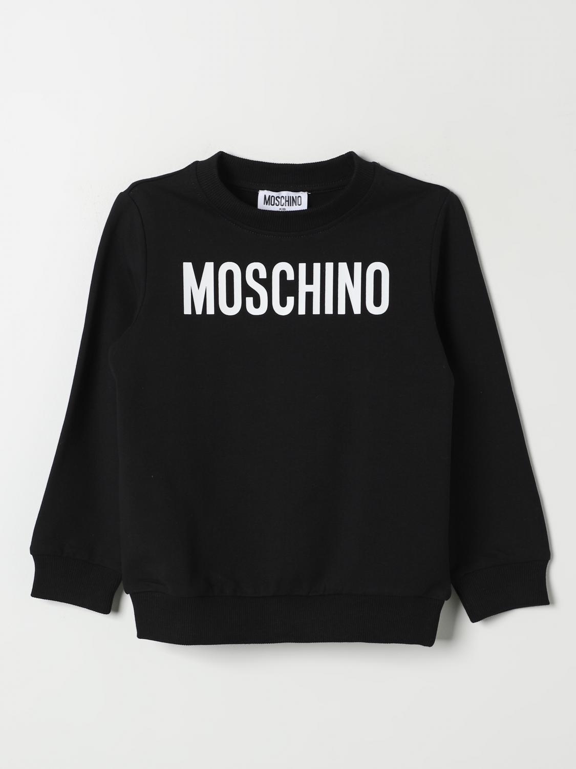 Shop Moschino Sweater  Kids Color Black In Schwarz