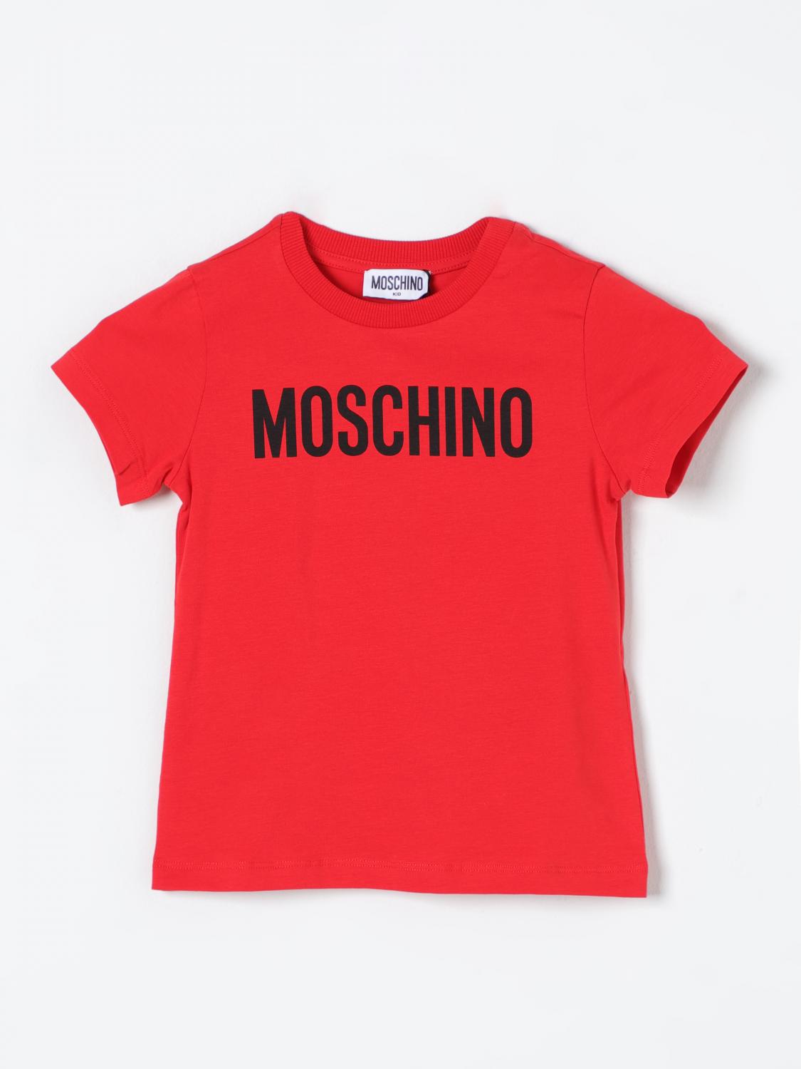 Shop Moschino T-shirt  Kids Color Red In Rot