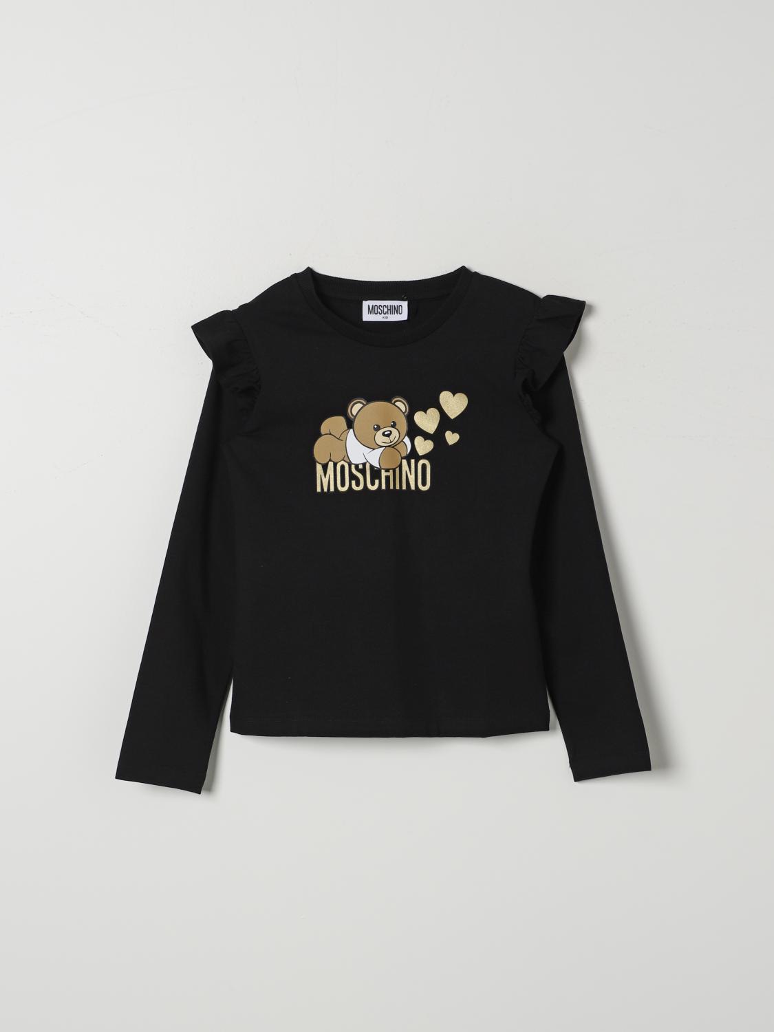 Shop Moschino T-shirt  Kids Color Black In Schwarz