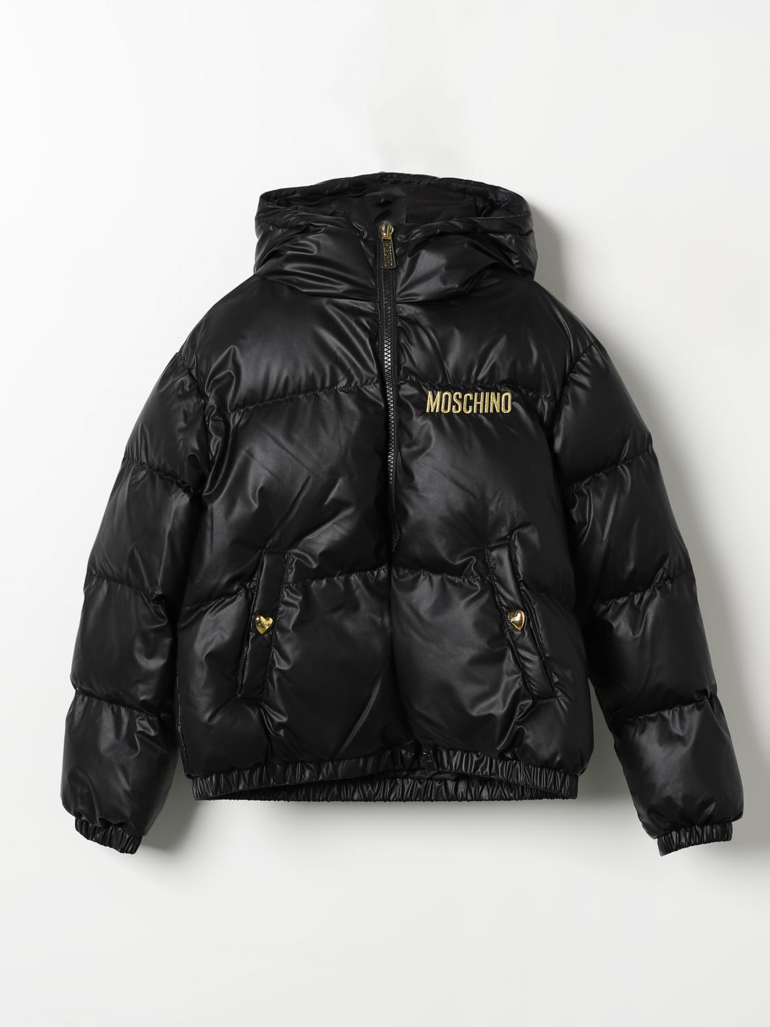 Shop Moschino Jacket  Kids Color Black In Schwarz