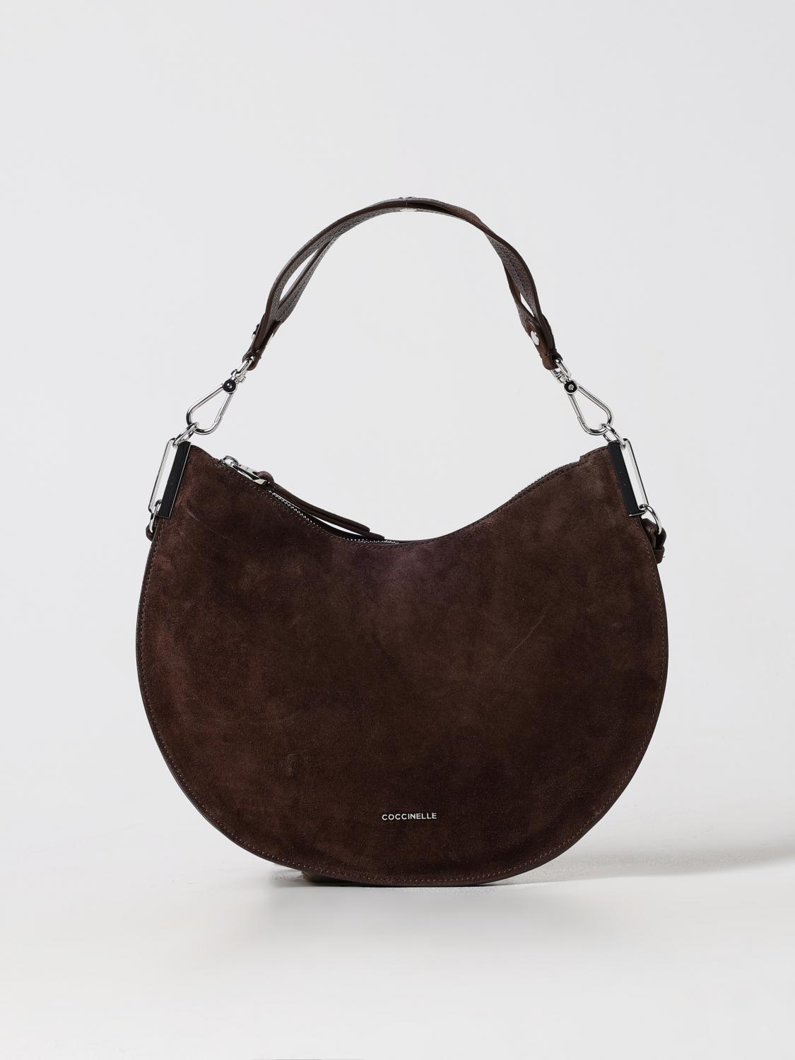 Shop Coccinelle Shoulder Bag  Woman Color Brown In 棕色