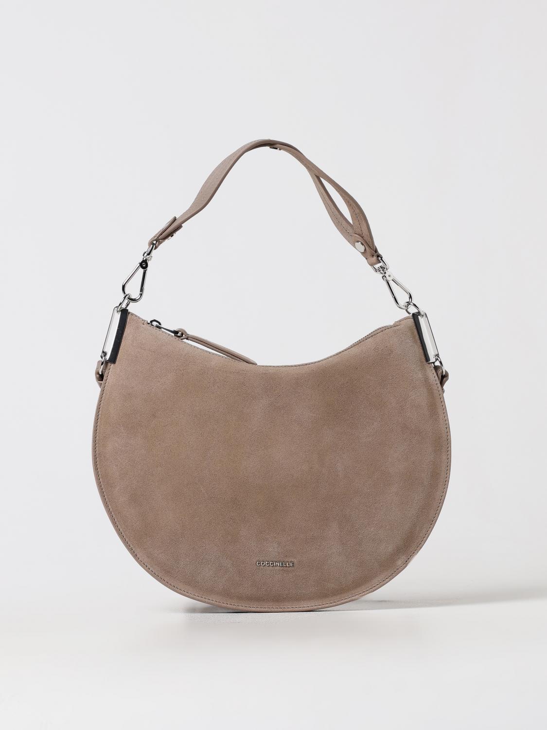 Shop Coccinelle Shoulder Bag  Woman Color Sand In 沙色