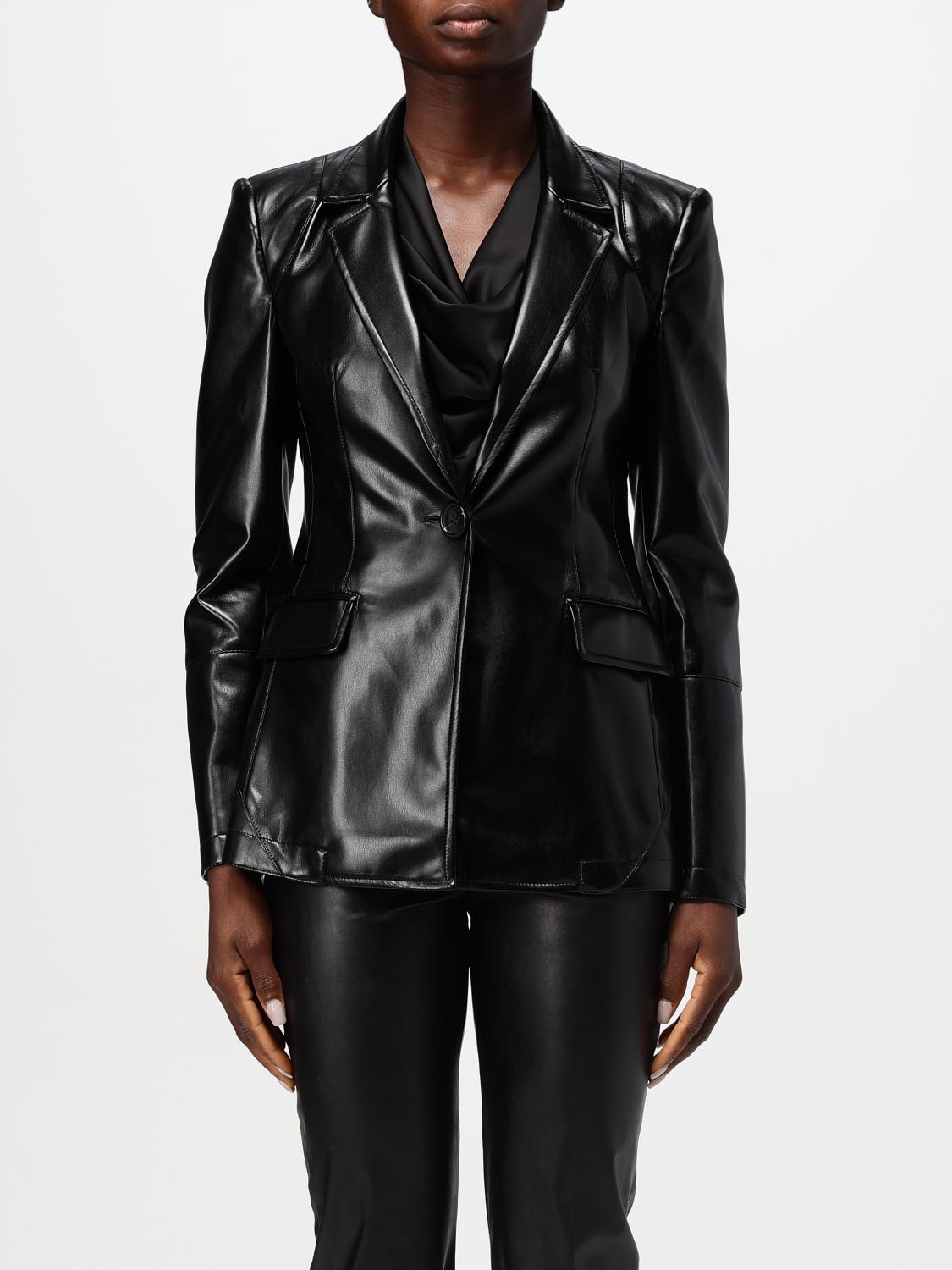 Hanita Blazer Woman Color Black In Black