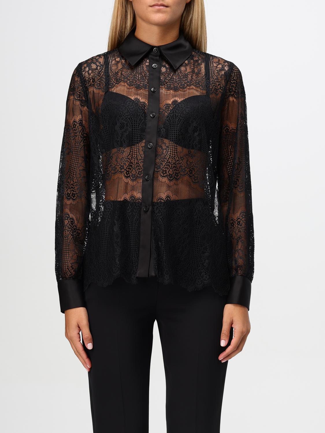 Shop Hanita Shirt  Woman Color Black In Schwarz