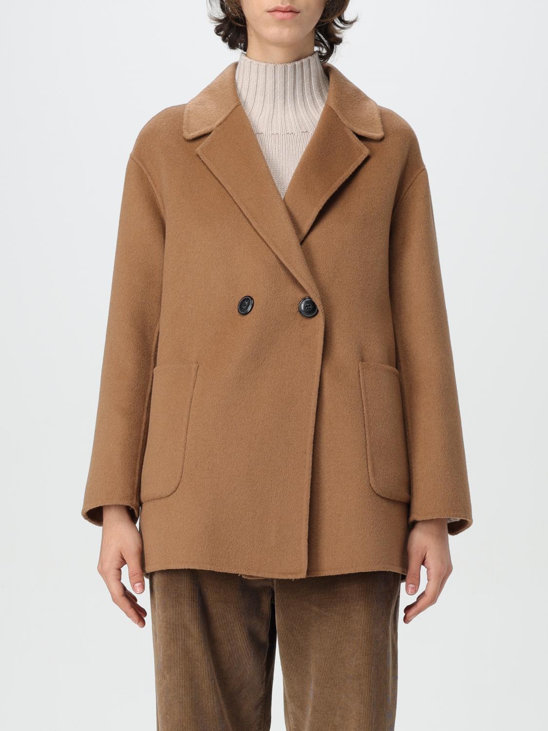 Shop Hanita Coat Woman Color Camel