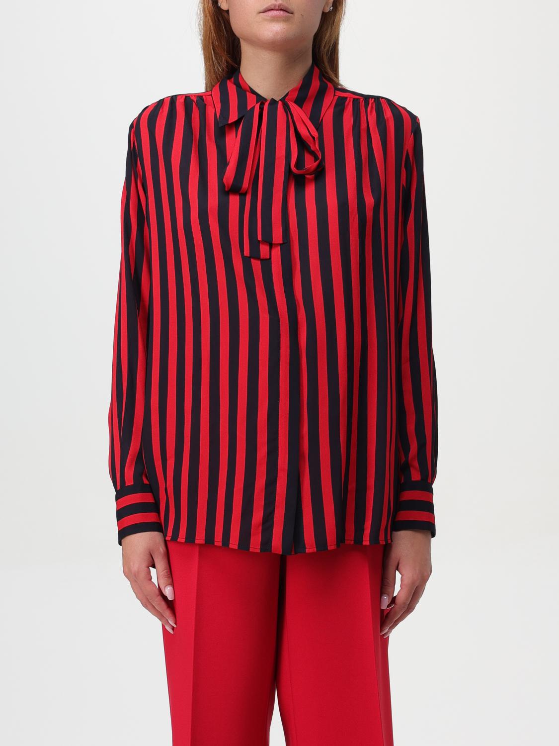 Shop Msgm Shirt  Woman Color Red In Rot