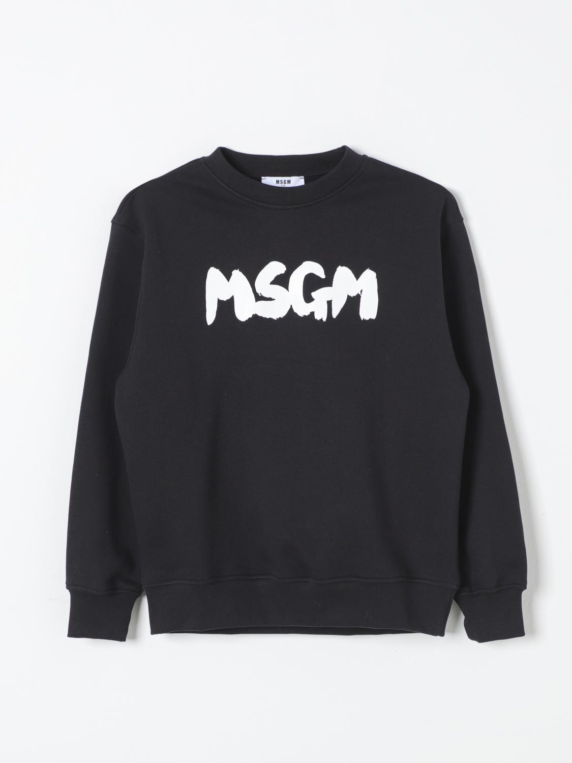 Shop Msgm Sweater  Kids Kids Color Black In Schwarz