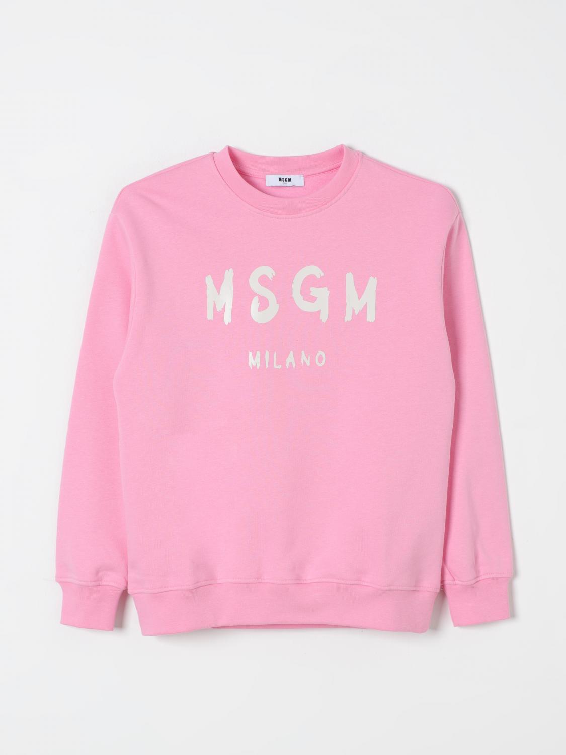 MSGM SWEATER MSGM KIDS KIDS COLOR PINK 416844010