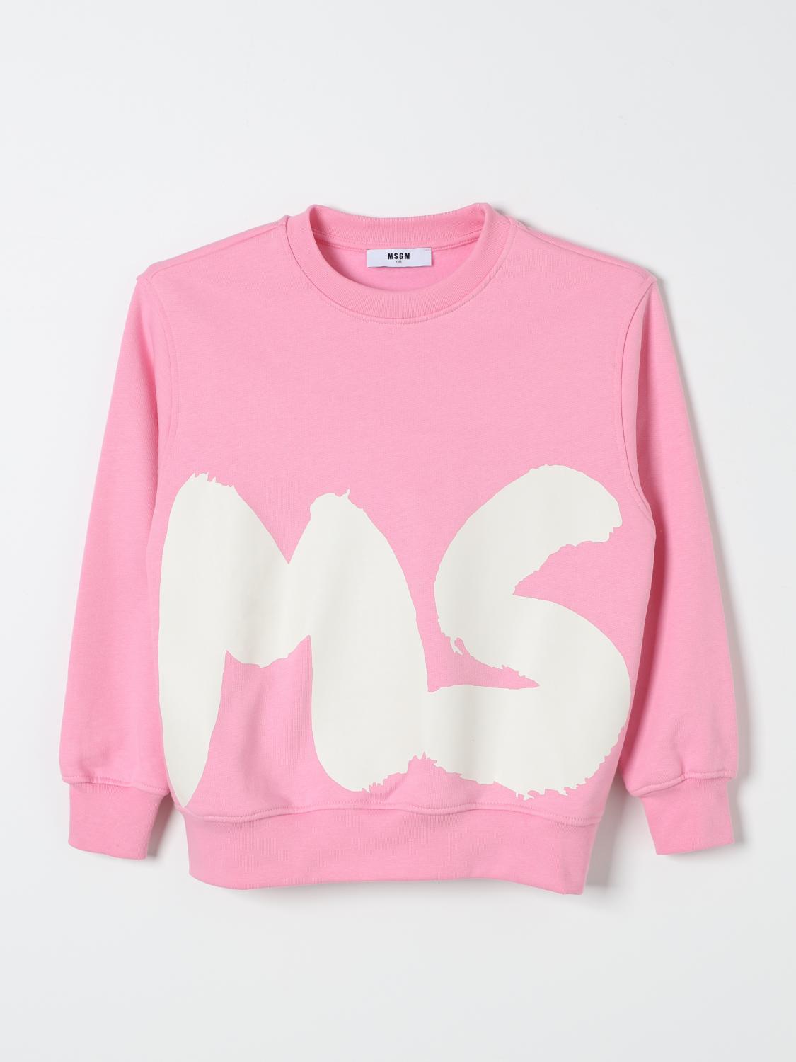 Shop Msgm Sweater Kids Kids Color Pink