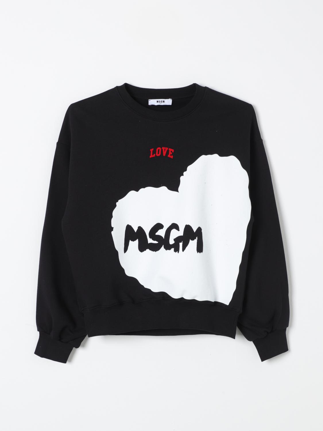 Shop Msgm Sweater  Kids Kids Color Black In Schwarz