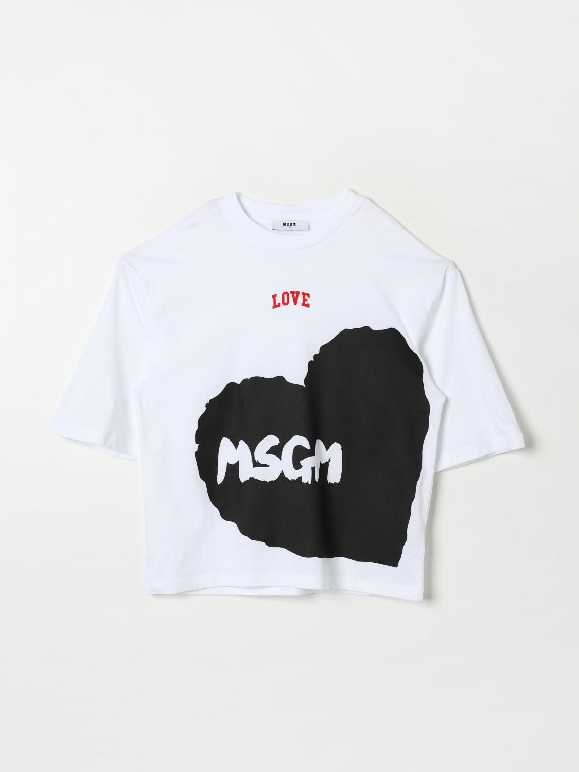 Msgm Sweater Kids Kids Color White In White