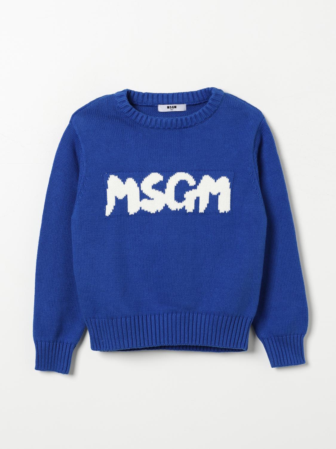 Msgm Sweater  Kids Kids Color Royal Blue In 皇家蓝