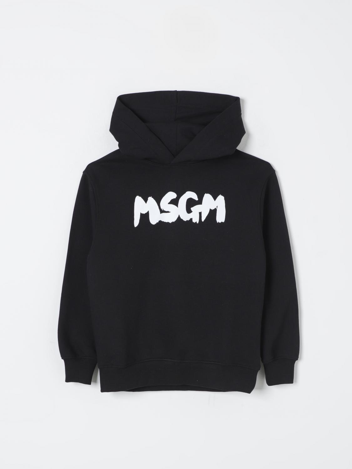 Shop Msgm Sweater  Kids Kids Color Black In Schwarz